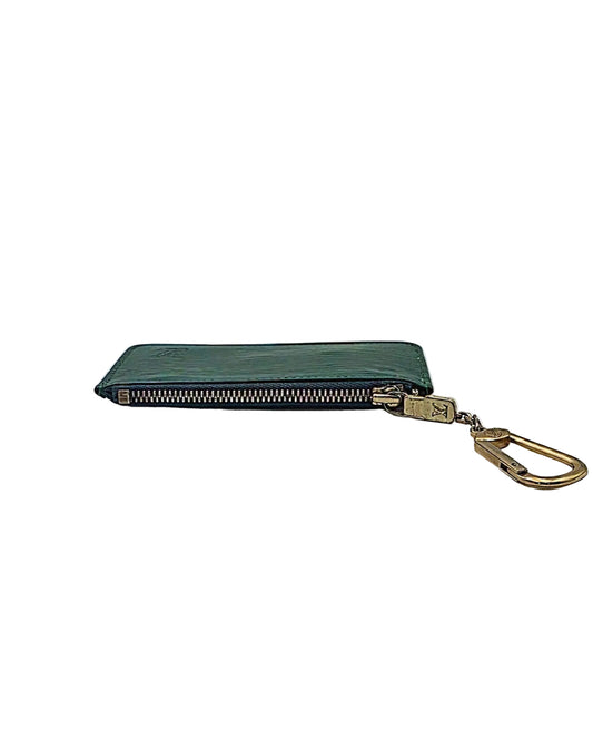 Louis Vuitton Epi Leather Keychain Wallet- Green