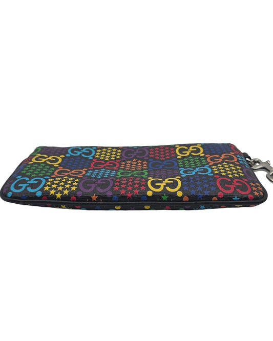 Gucci GG Psychedelic Wristlet Clutch- Multicolor