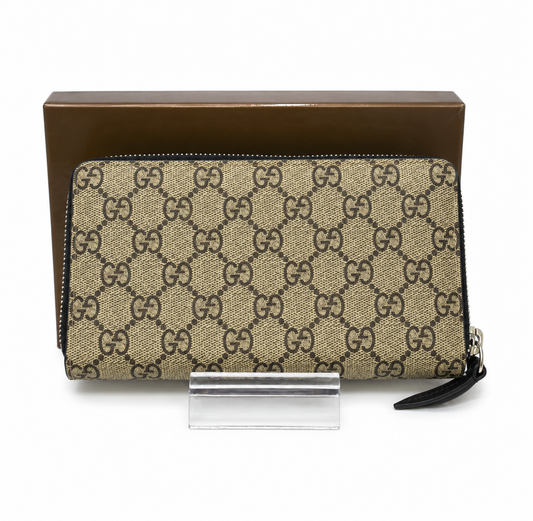 Gucci Supreme Bee Continental Wallet