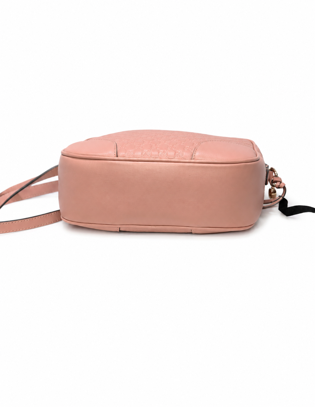 Pre- Owned Gucci Bree Microguccissima Leather Camera Crossbody Bag – Dusty Pink