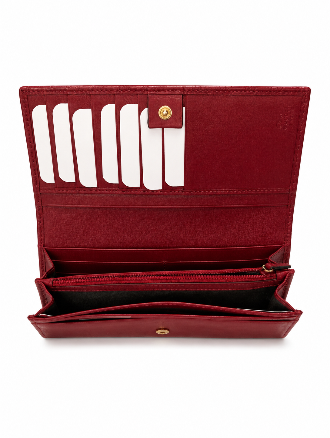 Preowned Gucci Microguccissima Leather Continental Wallet – Red