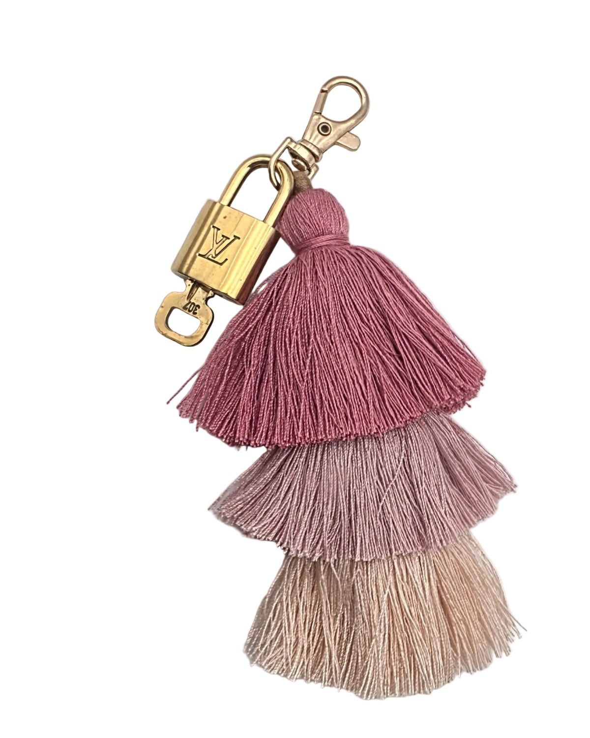 Louis Vuitton Lock and Key Tassel Charm 307- Pink
