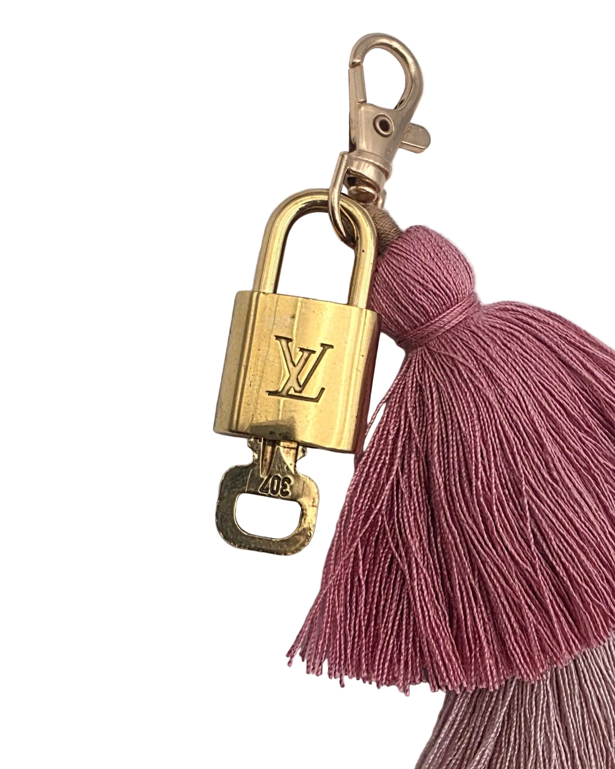Louis Vuitton Lock and Key Tassel Charm 307- Pink