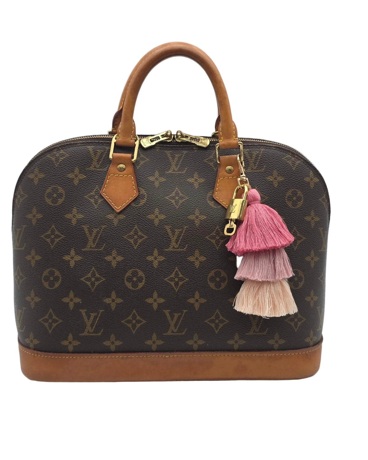 Louis Vuitton Lock and Key Tassel Charm 307- Pink