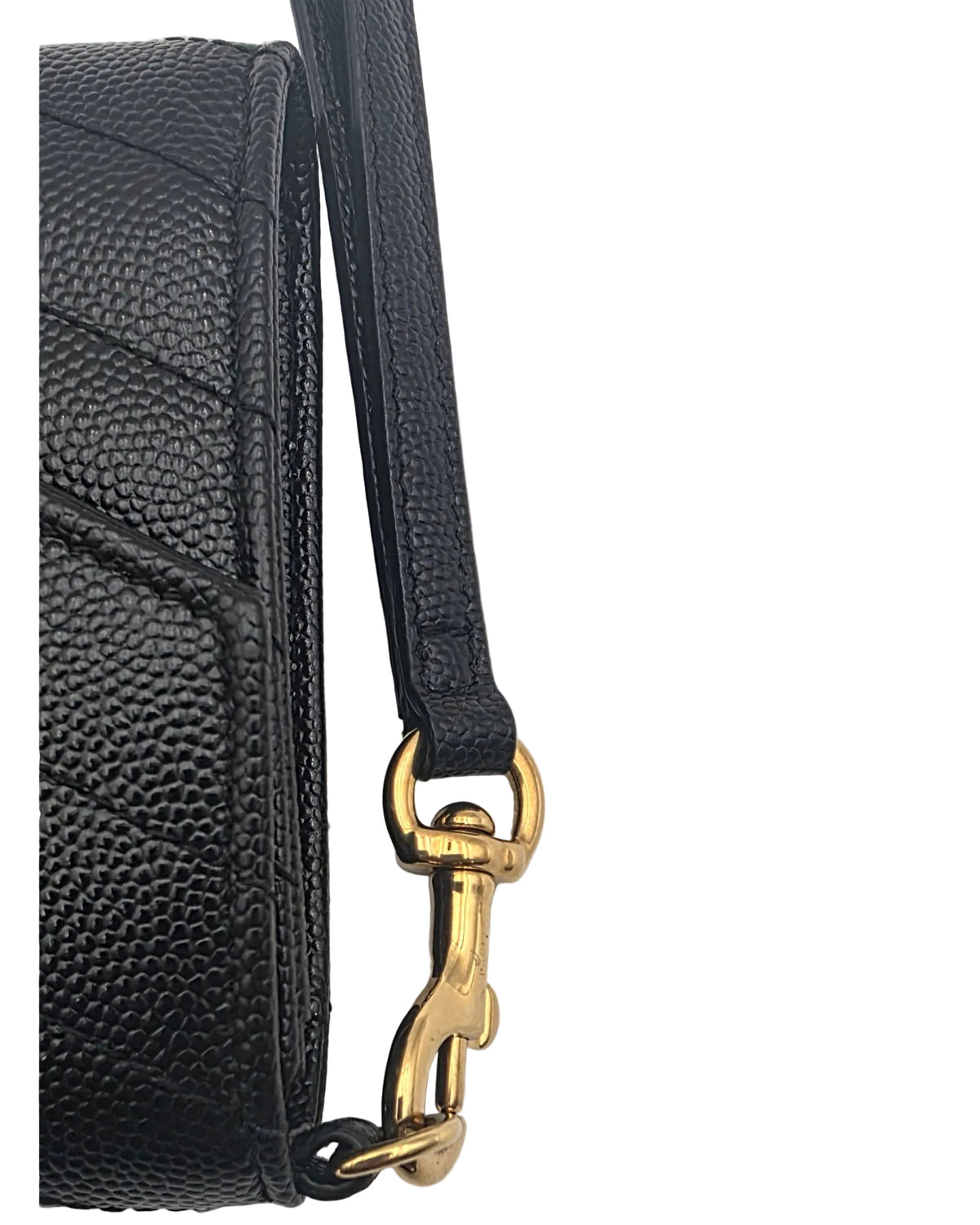 Saint Laurent Matelasse Envelope Wristlet- Black