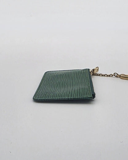 Louis Vuitton Epi Leather Keychain Wallet- Green
