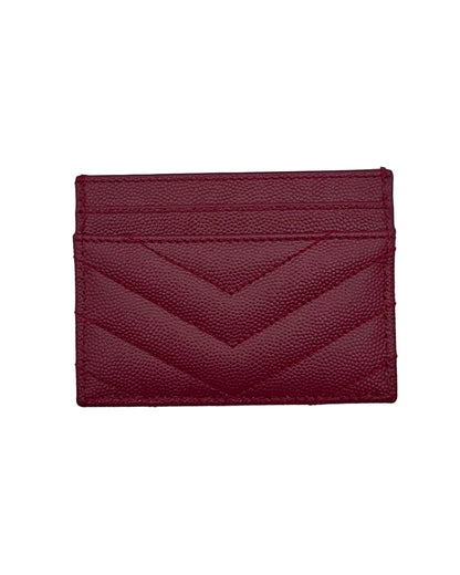 Saint Laurent Monogram Cardholder- Palissandre