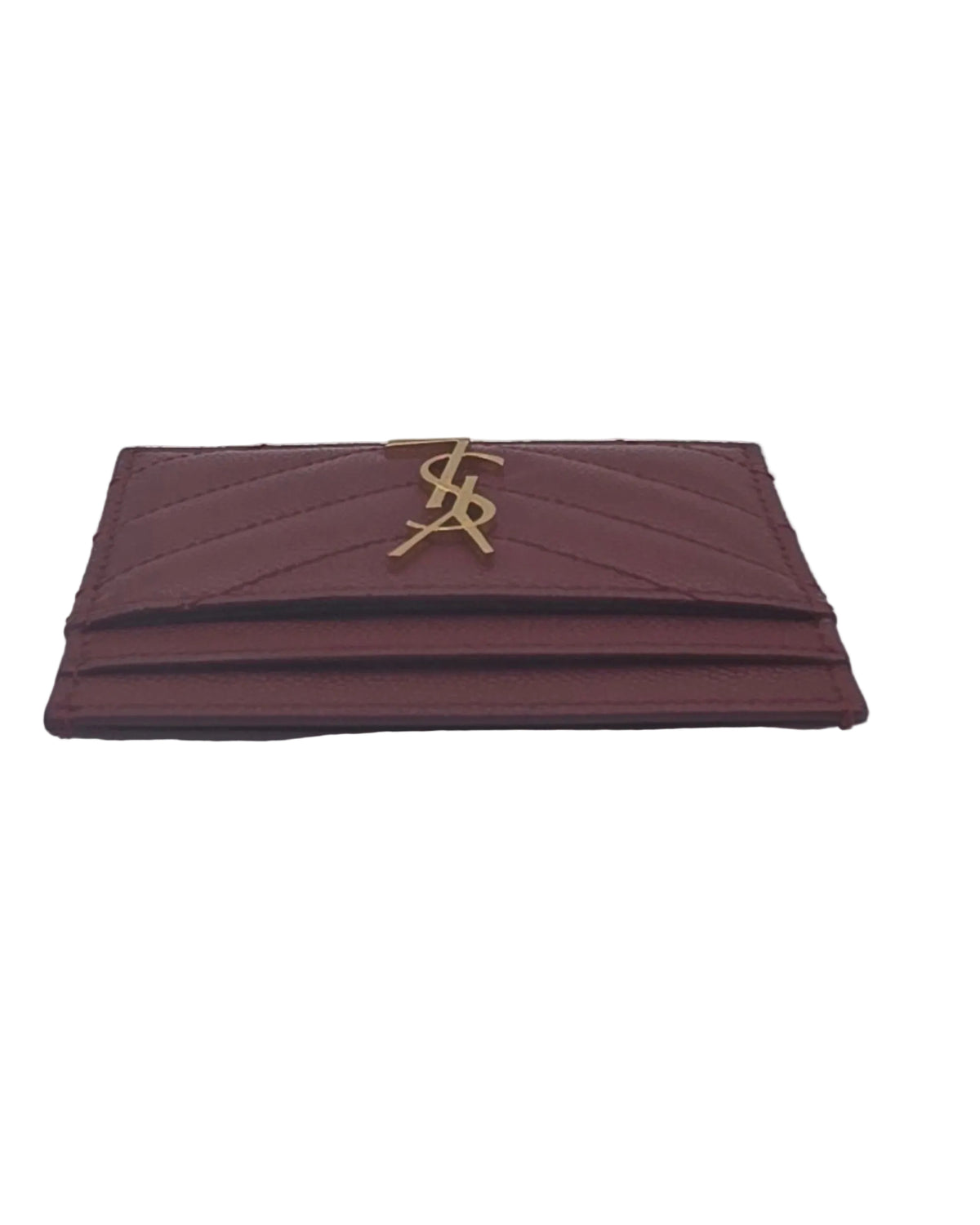 Saint Laurent Monogram Cardholder- Palissandre