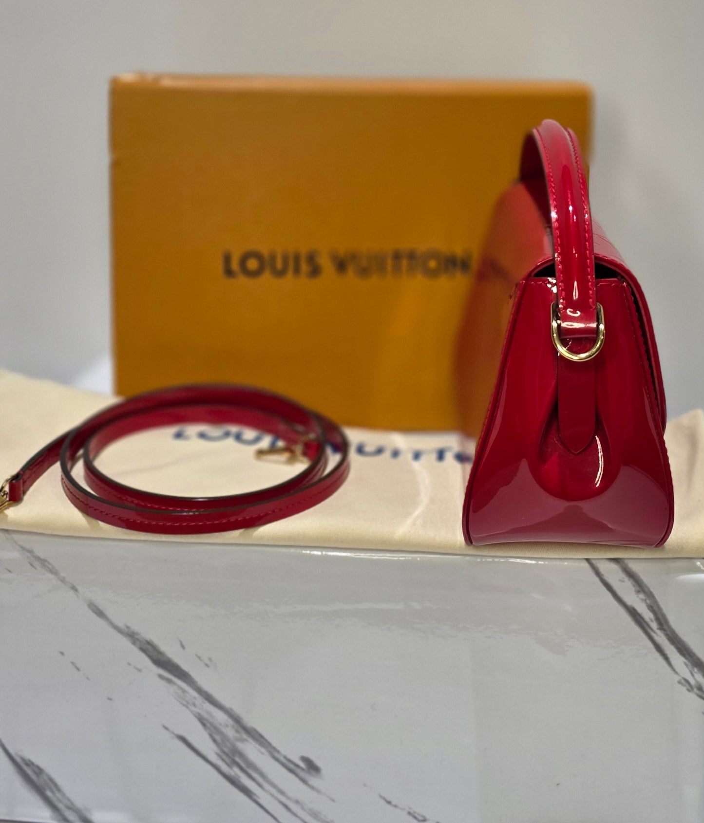 Pre-Owned Louis Vuitton Monogram Vernis Pasadena