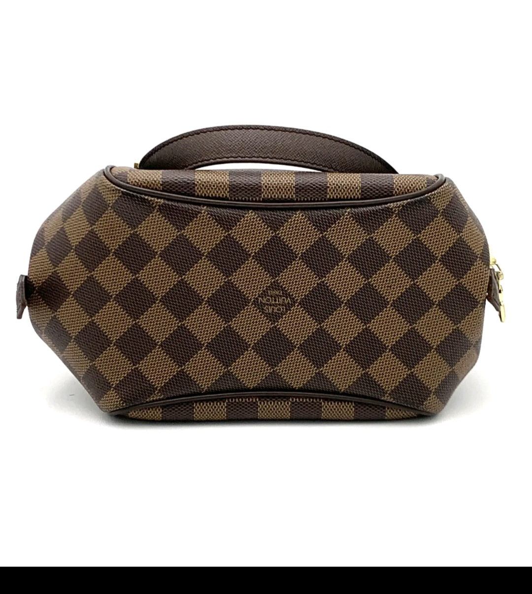 Pre-Owned Louis Vuitton Coated Canvas Damier Ebene Belem PM Handbag