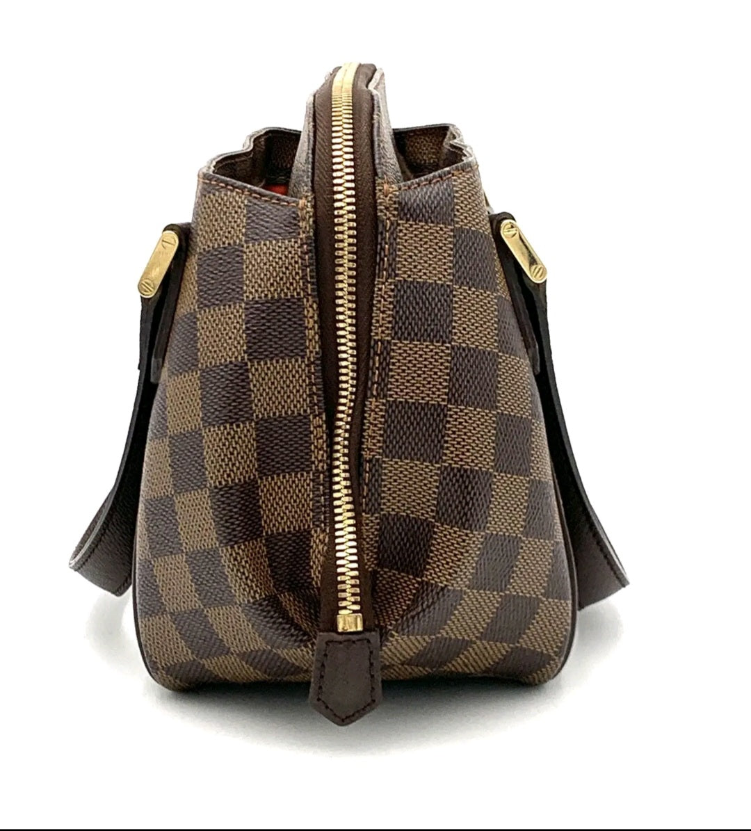 Pre-Owned Louis Vuitton Coated Canvas Damier Ebene Belem PM Handbag