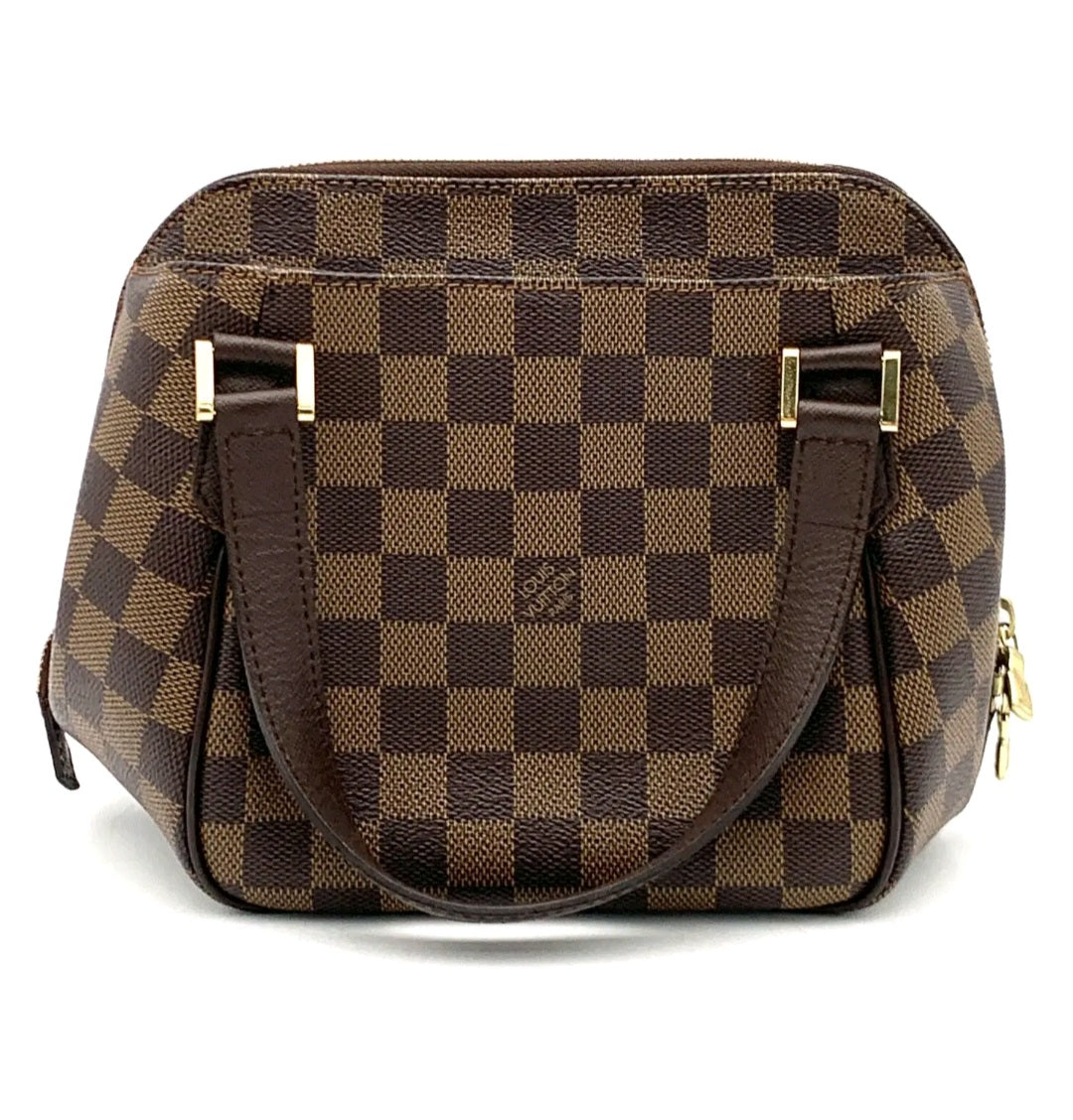 Pre-Owned Louis Vuitton Coated Canvas Damier Ebene Belem PM Handbag