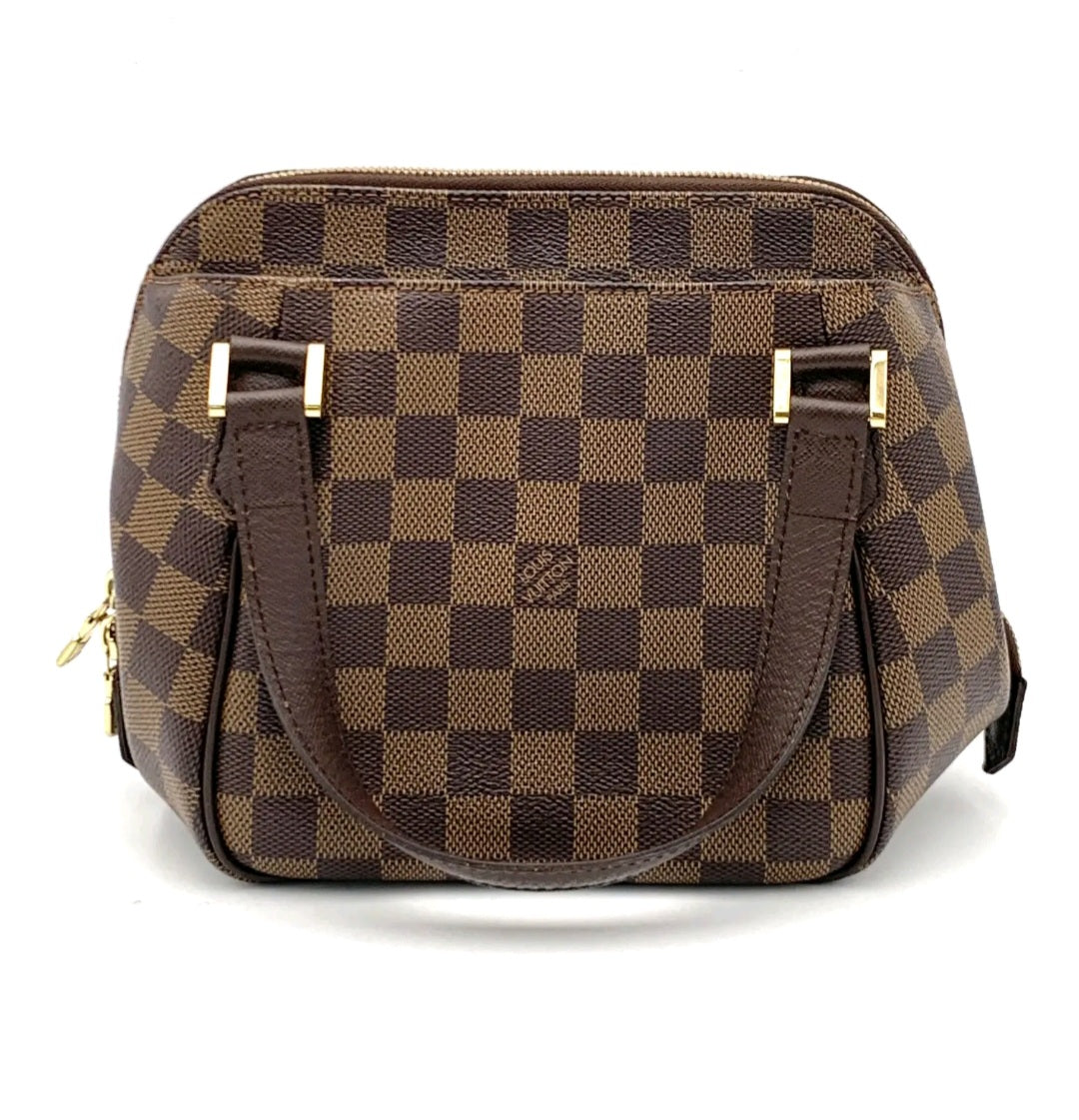 Pre-Owned Louis Vuitton Coated Canvas Damier Ebene Belem PM Handbag