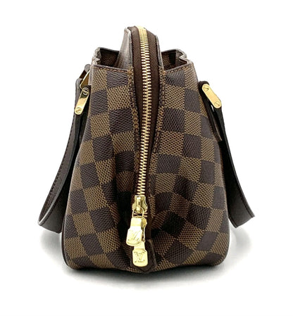 Pre-Owned Louis Vuitton Coated Canvas Damier Ebene Belem PM Handbag