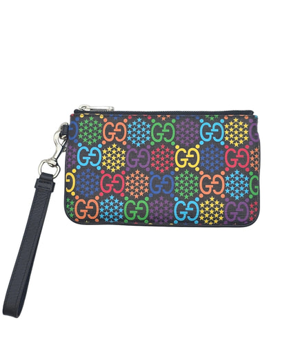 Gucci GG Psychedelic Wristlet Clutch- Multicolor