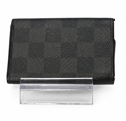 Pre- owned Louis Vuitton Damier Graphite 6-Key Holder