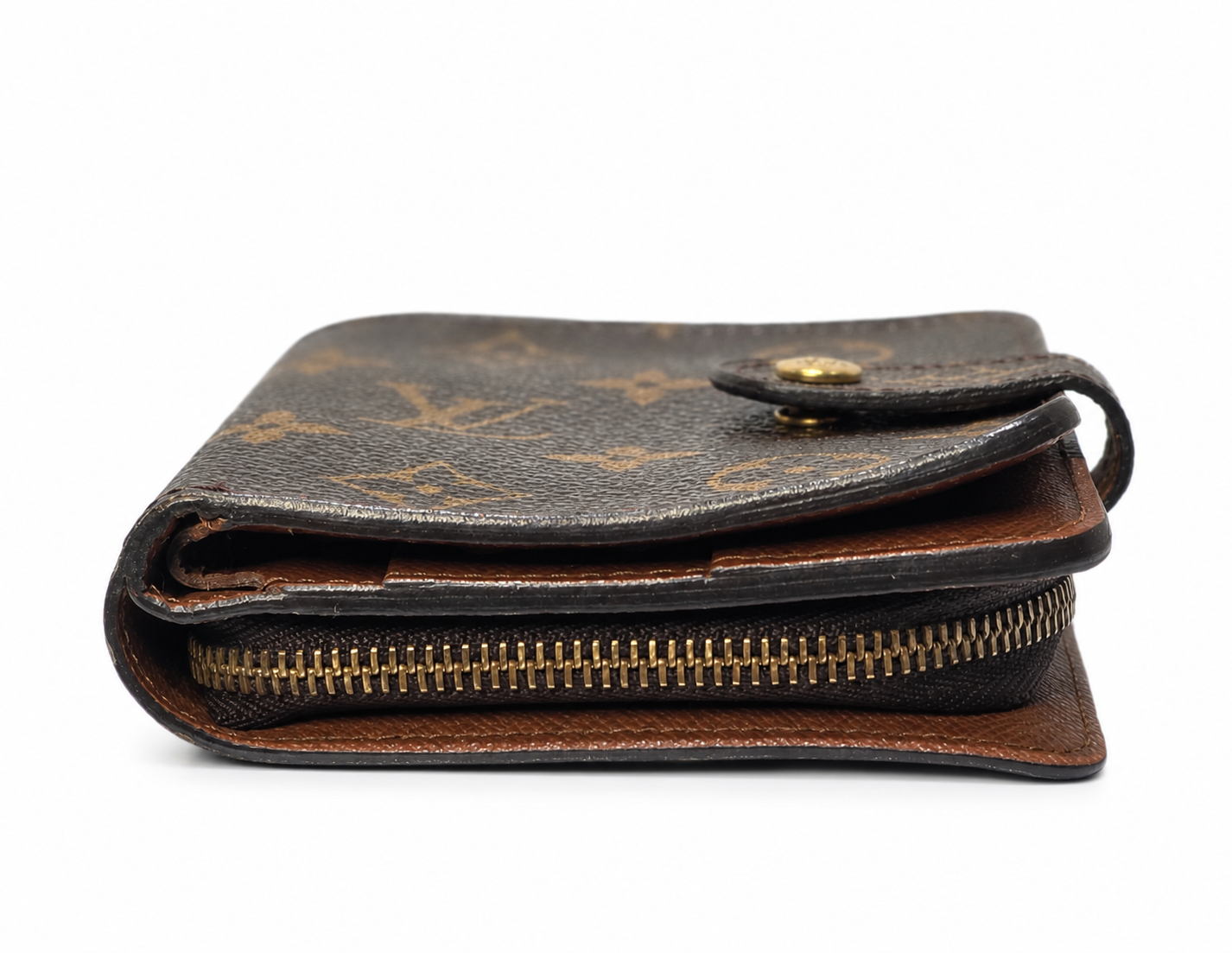 Pre- Owned Louis Vuitton Monogram Compact Wallet