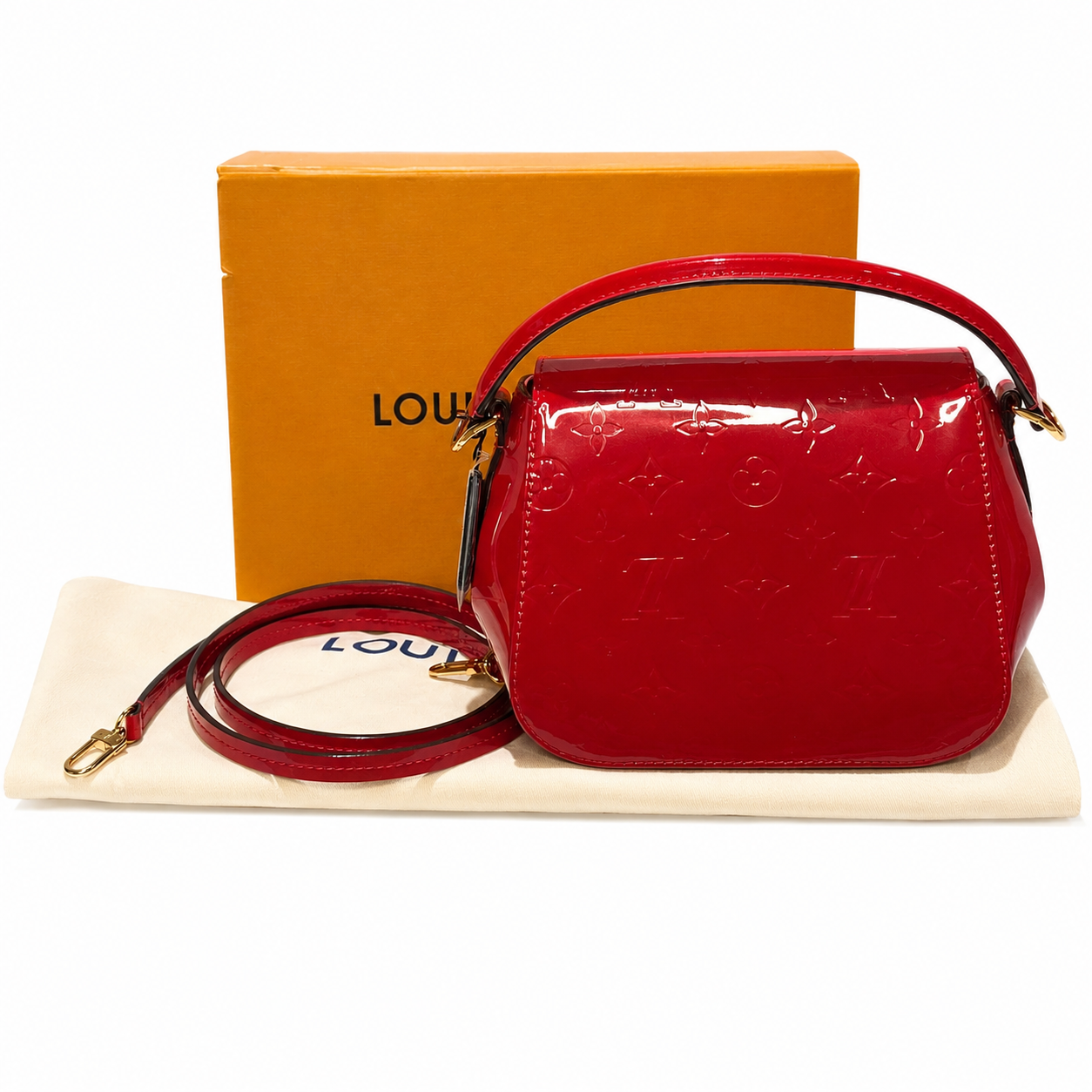 Pre-Owned Louis Vuitton Monogram Vernis Pasadena