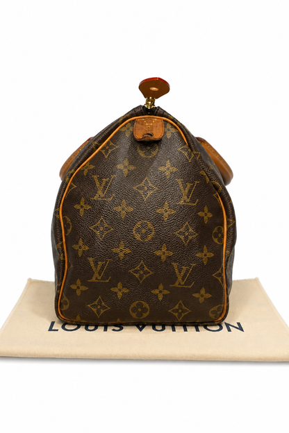 Pre-owned Louis Vuitton Monogram Speedy Handbag 30