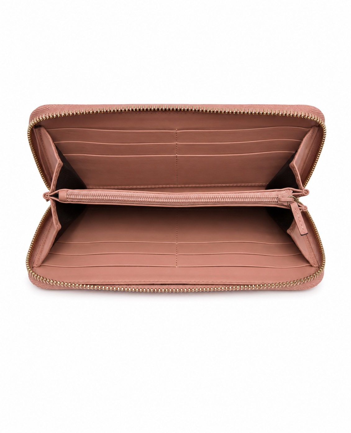 Pre- owned Gucci Microguccissima Leather Zip-Around Continental Wallet – Dusty Pink
