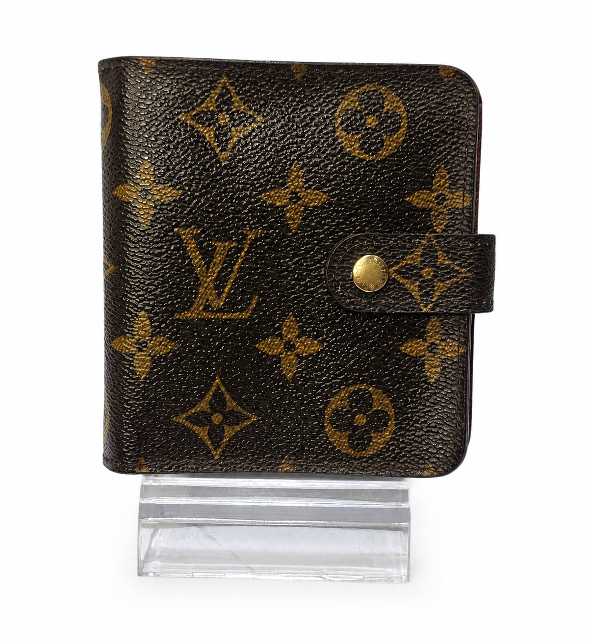Pre- Owned Louis Vuitton Monogram Compact Wallet