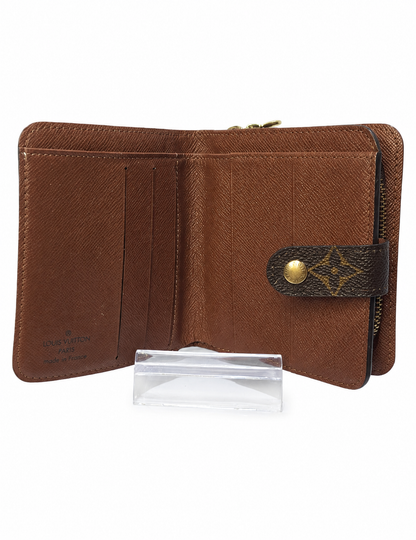 Pre- Owned Louis Vuitton Monogram Compact Wallet